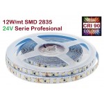 Tira LED 5 mts Flexible 24V 60W 600 Led SMD 2835 IP20, Serie Profesional Tira LED 5 mts Flexible 24V 60W 600 Led SMD 2835 IP20, Serie Profesional